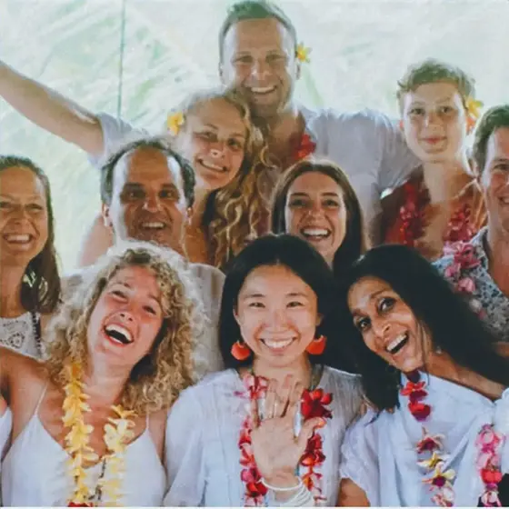 Akasha Yoga Academy community celebrating together