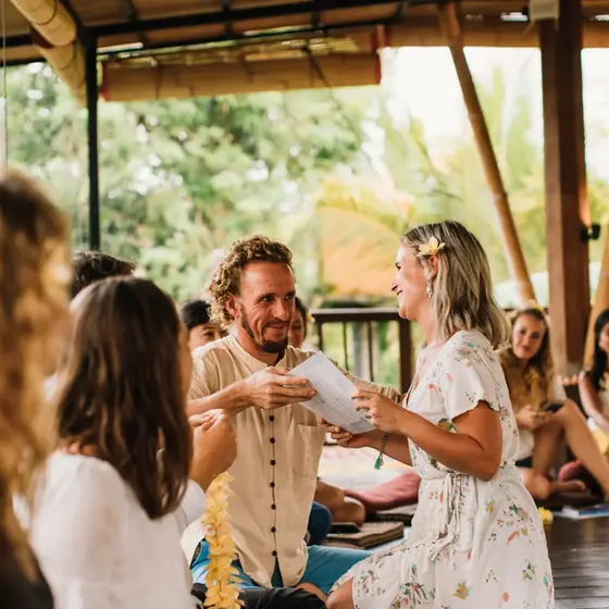 Akasha teachers guiding a student